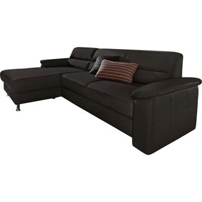 SIT & MORE Ascara L-Form Sofa - Eckcouch, Schwarz, 251x85x165cm SIT & MORE Ascara L-Form Sofa - Eckcouch, Schwarz, 251x85x165cm