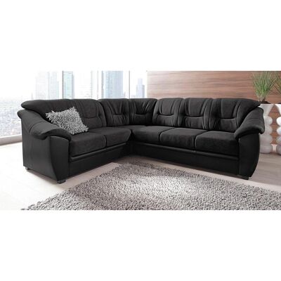 SIT & MORE Savona L-Form Sofa - Schwarz - 262cm SIT & MORE Savona L-Form Sofa - Schwarz - 262cm