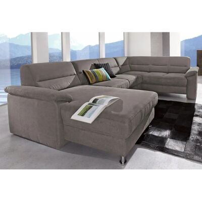 SIT&MORE Ascara U-Form Sofa - Mikrofaser, Recamiere links, 312x85x204 cm SIT&MORE Ascara U-Form Sofa - Mikrofaser, Recamiere links, 312x85x204 cm