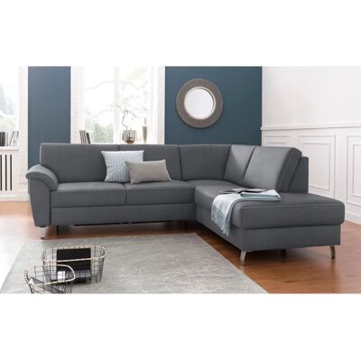 SIT & MORE Texel L-Form Sofa - Microfaser, Dunkelgrau SIT & MORE Texel L-Form Sofa - Microfaser, Dunkelgrau
