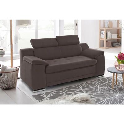 SIT & MORE Andiamo Mokka Sofa - 2-Sitzer Modern Kunstleder SIT & MORE Andiamo Mokka Sofa - 2-Sitzer Modern Kunstleder