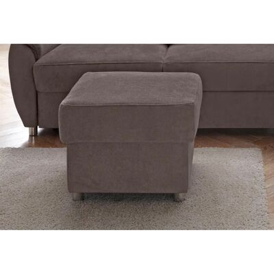 SIT & MORE Sonoma - Microfaser grau (taupe) - Hocker SIT & MORE Sonoma - Microfaser grau (taupe) - Hocker