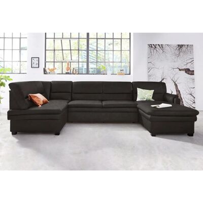 SIT&MORE Pisa U-Form U-förmiges Sofa mit Schlaffunktion SIT&MORE Pisa U-Form U-förmiges Sofa mit Schlaffunktion