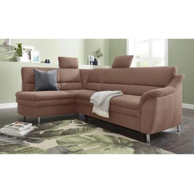 SIT&MORE Cardoso L-Form Sofa - Modular, Braun, 250cm SIT&MORE Cardoso L-Form Sofa - Modular, Braun, 250cm
