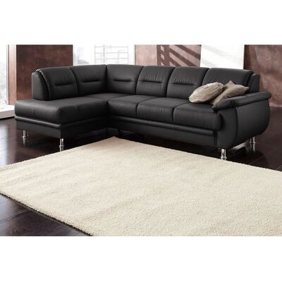 SIT&MORE Mailand L-Form Sofa - L-Form, Bettfunktion, Luxus-Kunstleder SIT&MORE Mailand L-Form Sofa - L-Form, Bettfunktion, Luxus-Kunstleder