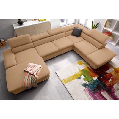 SIT & MORE Alcatraz U-Form Sofa - U-Form, Microfaser, Ottomane rechts SIT & MORE Alcatraz U-Form Sofa - U-Form, Microfaser, Ottomane rechts