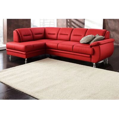 SIT&MORE Mailand Rote L-Form Couch - Sofa SIT&MORE Mailand Rote L-Form Couch - Sofa