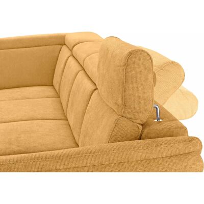SIT & MORE Avignon U-Form Sofa - Gelb, Recamiere, 331cm SIT & MORE Avignon U-Form Sofa - Gelb, Recamiere, 331cm