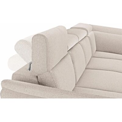 SIT & MORE Avignon U-Form Beige Sofa - U-Form Sektional SIT & MORE Avignon U-Form Beige Sofa - U-Form Sektional