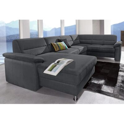 SIT & MORE Ascara U-Form - Sofa – Schwarz SIT & MORE Ascara U-Form - Sofa – Schwarz