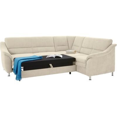 SIT & MORE Cardoso L-Form Sofa - Modular, Beige, Mit Bettfunktion SIT & MORE Cardoso L-Form Sofa - Modular, Beige, Mit Bettfunktion