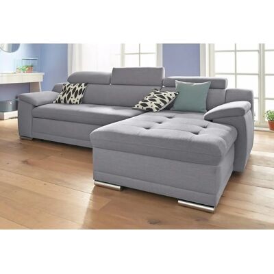 SIT & MORE Andiamo L-Form Grau Sofa - Wende-Couch, Bettfunktion, 270cm SIT & MORE Andiamo L-Form Grau Sofa - Wende-Couch, Bettfunktion, 270cm