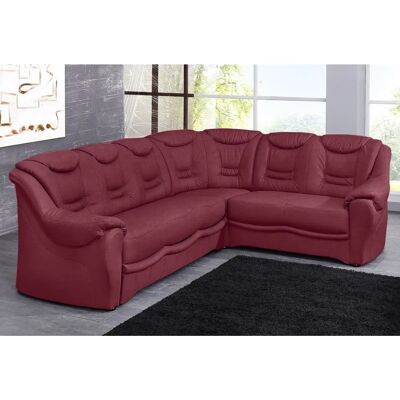 SIT&MORE Bansin L-Form Sofa - Microfaser Bordeaux SIT&MORE Bansin L-Form Sofa - Microfaser Bordeaux
