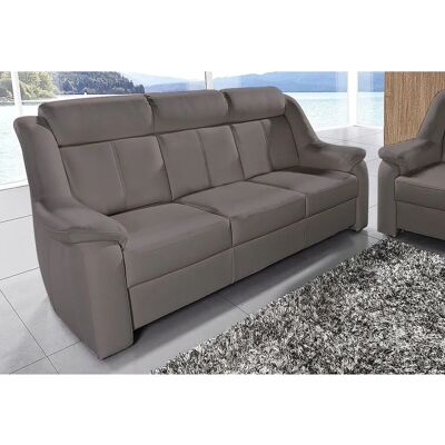 SIT & MORE Basel Sofa - Grau, 3-Sitzer, Microfaser SIT & MORE Basel Sofa - Grau, 3-Sitzer, Microfaser