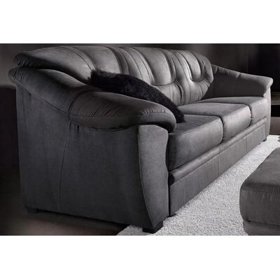 SIT&MORE Safira Sofa - Mikrofas, 3-Sitzer, Anthrazit SIT&MORE Safira Sofa - Mikrofas, 3-Sitzer, Anthrazit