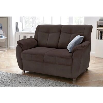 Sit&More Sonoma 2-Sitzer Sofa - Microfaser, Braun, Modernes Design Sit&More Sonoma 2-Sitzer Sofa - Microfaser, Braun, Modernes Design