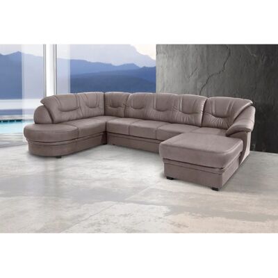 SIT & MORE Savoni U-Form Wohnlandschaft - Grau, Microfaser, Recamiere rechts SIT & MORE Savoni U-Form Wohnlandschaft - Grau, Microfaser, Recamiere rechts