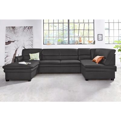 SIT & MORE Pisa U-Form Sofa - Microfaser, Ottomane rechts, Ohne Bettfunktion - 7,5 Sitze SIT & MORE Pisa U-Form Sofa - Microfaser, Ottomane rechts, Ohne Bettfunktion - 7,5 Sitze