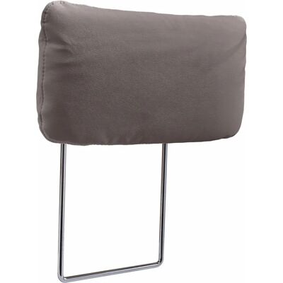 SIT&MORE Kopfstütze - 50x25x12 cm - Kunstleder - grau (elefant) - Zubehör für Sofa SIT&MORE Kopfstütze - 50x25x12 cm - Kunstleder - grau (elefant) - Zubehör für Sofa