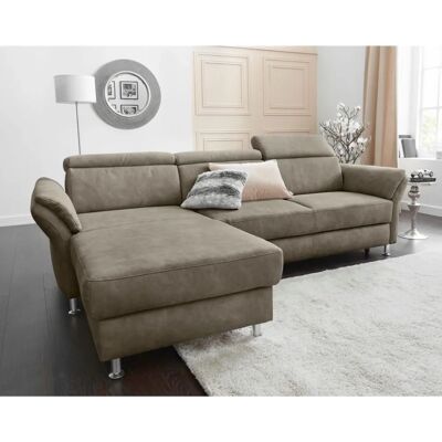 SIT & MORE Avignon L-Form Sofa - Mikrofasermicrofaser, links Recamiere, Grau SIT & MORE Avignon L-Form Sofa - Mikrofasermicrofaser, links Recamiere, Grau