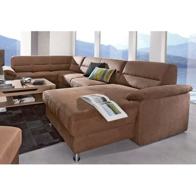 SIT&MORE Ascara U-Form Sofa - Modern, Mikrofaser oder Leder, 8,5 Sitze SIT&MORE Ascara U-Form Sofa - Modern, Mikrofaser oder Leder, 8,5 Sitze