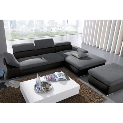 SIT & MORE Valantine L-Form Sofa - Mikrofaser, Recamiere rechts, hergestellt in Europa SIT & MORE Valantine L-Form Sofa - Mikrofaser, Recamiere rechts, hergestellt in Europa