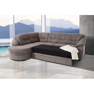 Ecksofa SIT & MORE Savoni L-Form - Microfaser, grau, Ottomane links Ecksofa SIT & MORE Savoni L-Form - Microfaser, grau, Ottomane links