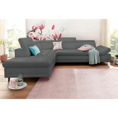 sit&more Limit L-Form Sofa - Mikrofaser & Kunstleder sit&more Limit L-Form Sofa - Mikrofaser & Kunstleder