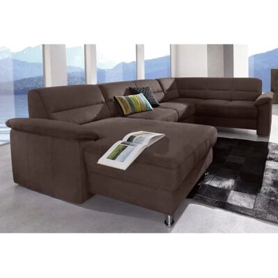 SIT&MORE Ascara U-Form - Sofa - dunkelbraun SIT&MORE Ascara U-Form - Sofa - dunkelbraun