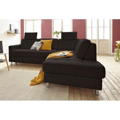 Sit & More Pablo L-Form Sofa - Microfaser ALTARA NUBUCK - Modernes Design Sit & More Pablo L-Form Sofa - Microfaser ALTARA NUBUCK - Modernes Design