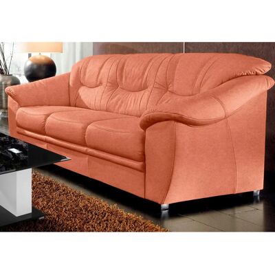 SIT&MORE Savona 3er-Sofa - Microfaser, Terrakotta, Elegant SIT&MORE Savona 3er-Sofa - Microfaser, Terrakotta, Elegant