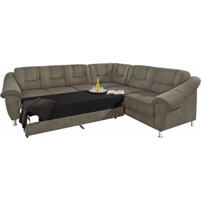 SIT & MORE Salsa L-Form Sofa - Microfaser, links, Bettfunktion SIT & MORE Salsa L-Form Sofa - Microfaser, links, Bettfunktion
