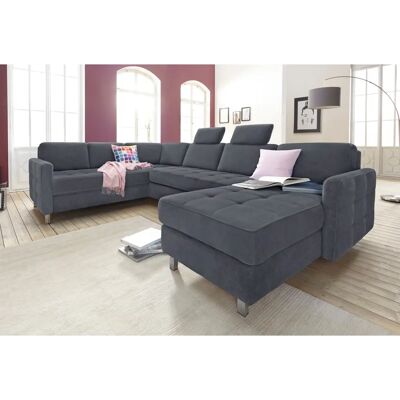 Sit & More Pablo U-Form Sofa - Mikrofaser - Modernes Design Sit & More Pablo U-Form Sofa - Mikrofaser - Modernes Design