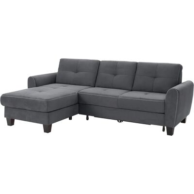 SIT&MORE Varese L-Form Sofa - Mikrofaser, Reversibel, mit Bettfunktion SIT&MORE Varese L-Form Sofa - Mikrofaser, Reversibel, mit Bettfunktion