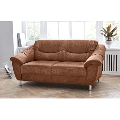 Sit & More Salsa Couch - Mikrofaser, Cognac, 2-Sitzer Sit & More Salsa Couch - Mikrofaser, Cognac, 2-Sitzer