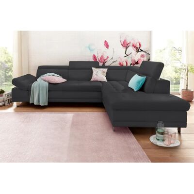sit&more Limit L-Form Sofa - Schwarz - 275cm x 89cm x 217cm sit&more Limit L-Form Sofa - Schwarz - 275cm x 89cm x 217cm
