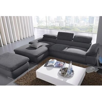 SIT & MORE Valantine L-Form Sofa - Mikrofaser, Recamiere links SIT & MORE Valantine L-Form Sofa - Mikrofaser, Recamiere links