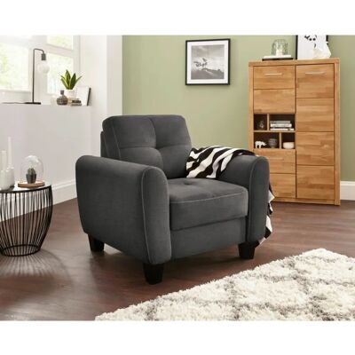 SIT & MORE Varese Sessel - Stoff, Grau, Modell: Fein, 99cm x 91cm x 90cm SIT & MORE Varese Sessel - Stoff, Grau, Modell: Fein, 99cm x 91cm x 90cm