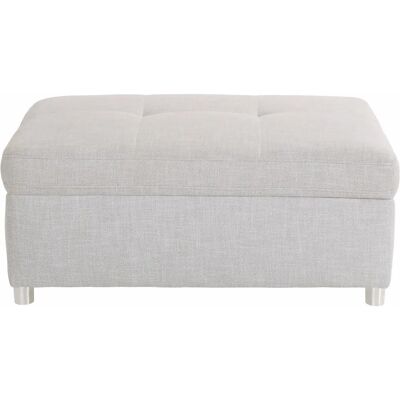SIT & MORE Labene Silber Hocker - Pouf SIT & MORE Labene Silber Hocker - Pouf