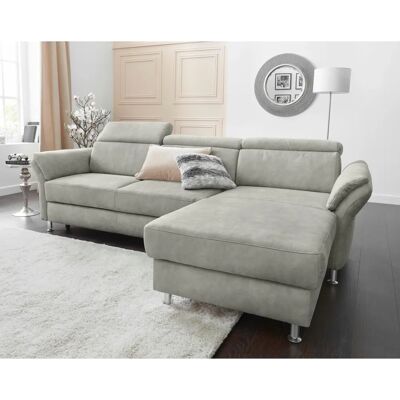 Sit & More Avignon L-Form Sofa - Microfaser, Recamiere rechts, Stauraum-Bett Sit & More Avignon L-Form Sofa - Microfaser, Recamiere rechts, Stauraum-Bett