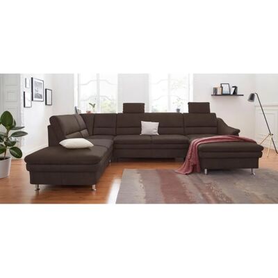 Sit & More Cardoso U-Form Sofa - Microfaser Recamiere Sit & More Cardoso U-Form Sofa - Microfaser Recamiere