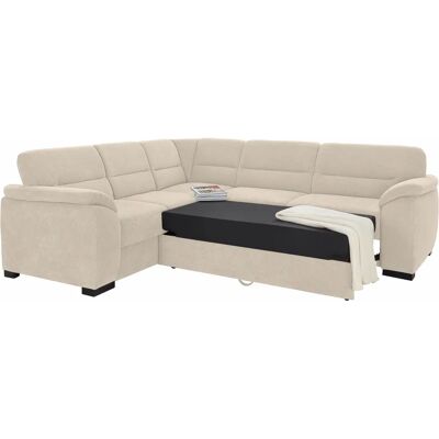 Sit & More Montego L-Form Sofa - Mikrofaser, Schlafmöglichkeit, Rundform Sit & More Montego L-Form Sofa - Mikrofaser, Schlafmöglichkeit, Rundform