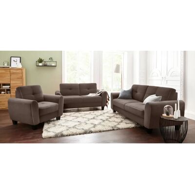 Sit & More Varese 2-Sitzer Sofa - Microfaser - Braun - Wohnzimmermöbel Sit & More Varese 2-Sitzer Sofa - Microfaser - Braun - Wohnzimmermöbel