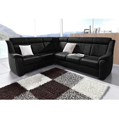 SIT & MORE Basel L-Form Sofa - L-Form, schwarz SIT & MORE Basel L-Form Sofa - L-Form, schwarz