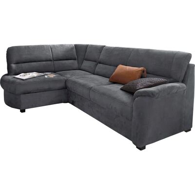 Sit&More Pandora L-Form Sofa - Microfaser Dunkelgrau Sit&More Pandora L-Form Sofa - Microfaser Dunkelgrau