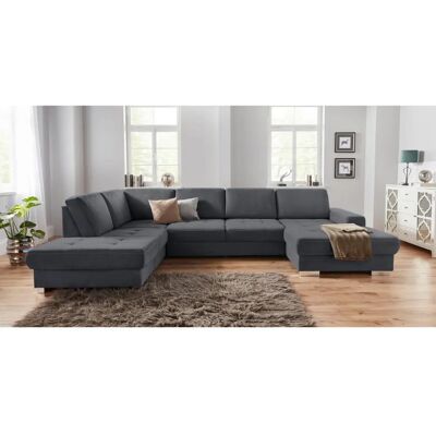 SIT & MORE Santorini U-Form - Mikrofaser-Sofa mit Stauraum SIT & MORE Santorini U-Form - Mikrofaser-Sofa mit Stauraum