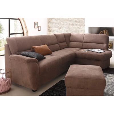 Sit & More Pandora L-Form Sofa - Microfaser, Braun Sit & More Pandora L-Form Sofa - Microfaser, Braun
