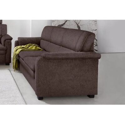SIT&MORE Pisa 3-Sitzer Sofa Dunkelbraun - Sofa SIT&MORE Pisa 3-Sitzer Sofa Dunkelbraun - Sofa