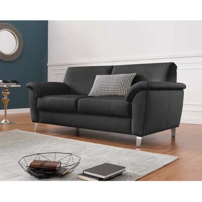 SIT & MORE Texel 2,5-Sitzer Sofa - Modern, Schwarz, Mikrofaser, Federkern SIT & MORE Texel 2,5-Sitzer Sofa - Modern, Schwarz, Mikrofaser, Federkern