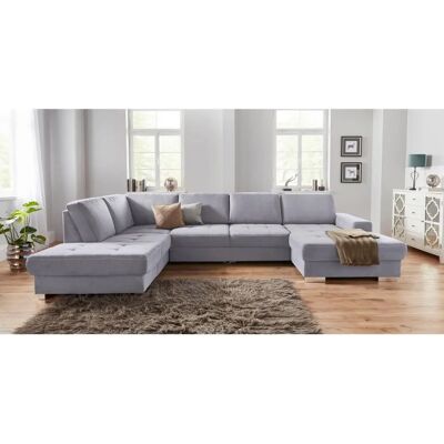 SIT & MORE Santorini U-Form Couch - Mikrofasert, Reversible Recamiere SIT & MORE Santorini U-Form Couch - Mikrofasert, Reversible Recamiere